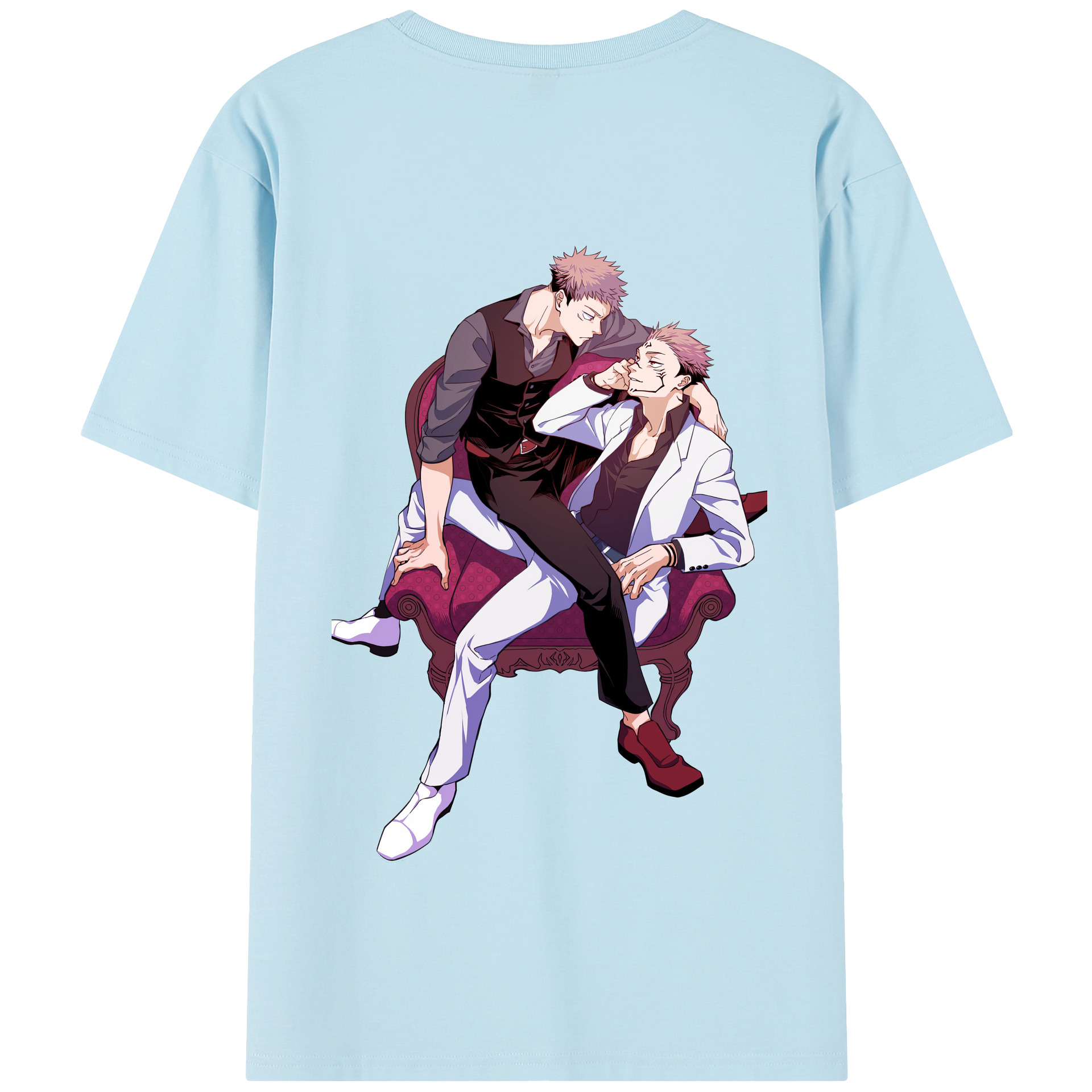 （画像用） 呪術廻戦 Jujutsu Kaisen 綿100％半袖Tシャツ（背面プリント）